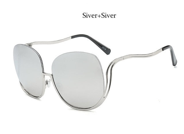 Vintage Trend Sunglasses Luxury Oversized